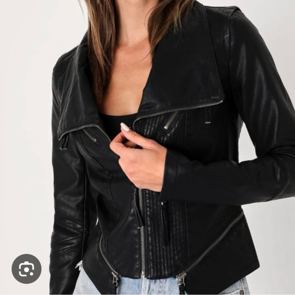 Lulu's Black Leather Jacket